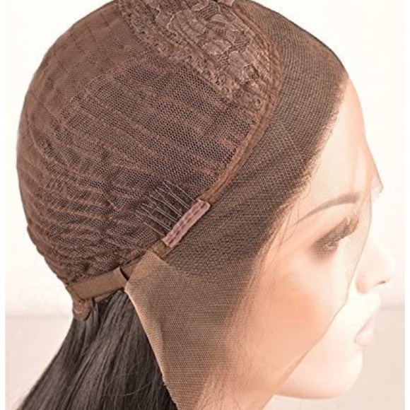 20inch Copper Red Wavy Lace Front Wigs main image 7